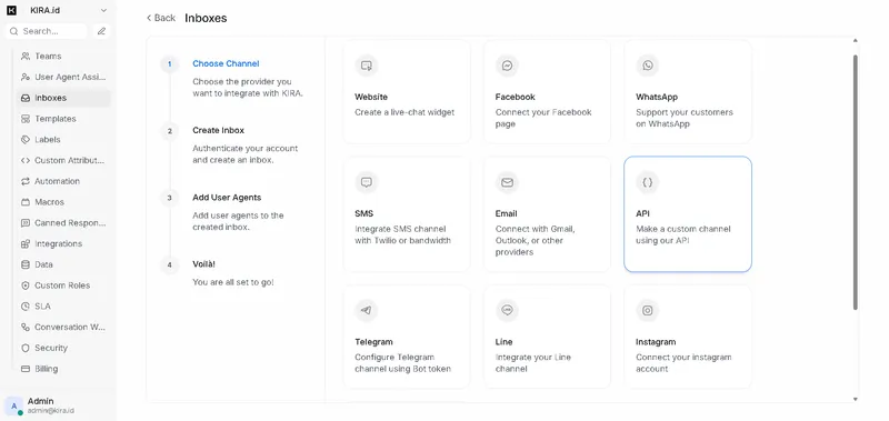 KIRA.id - Kanal omnichannel